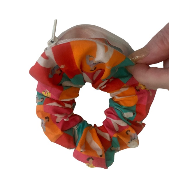 Harry Styles bright looks zipper hair scrunchie hand made USA cotton rare NWT - Picture 2 of 6